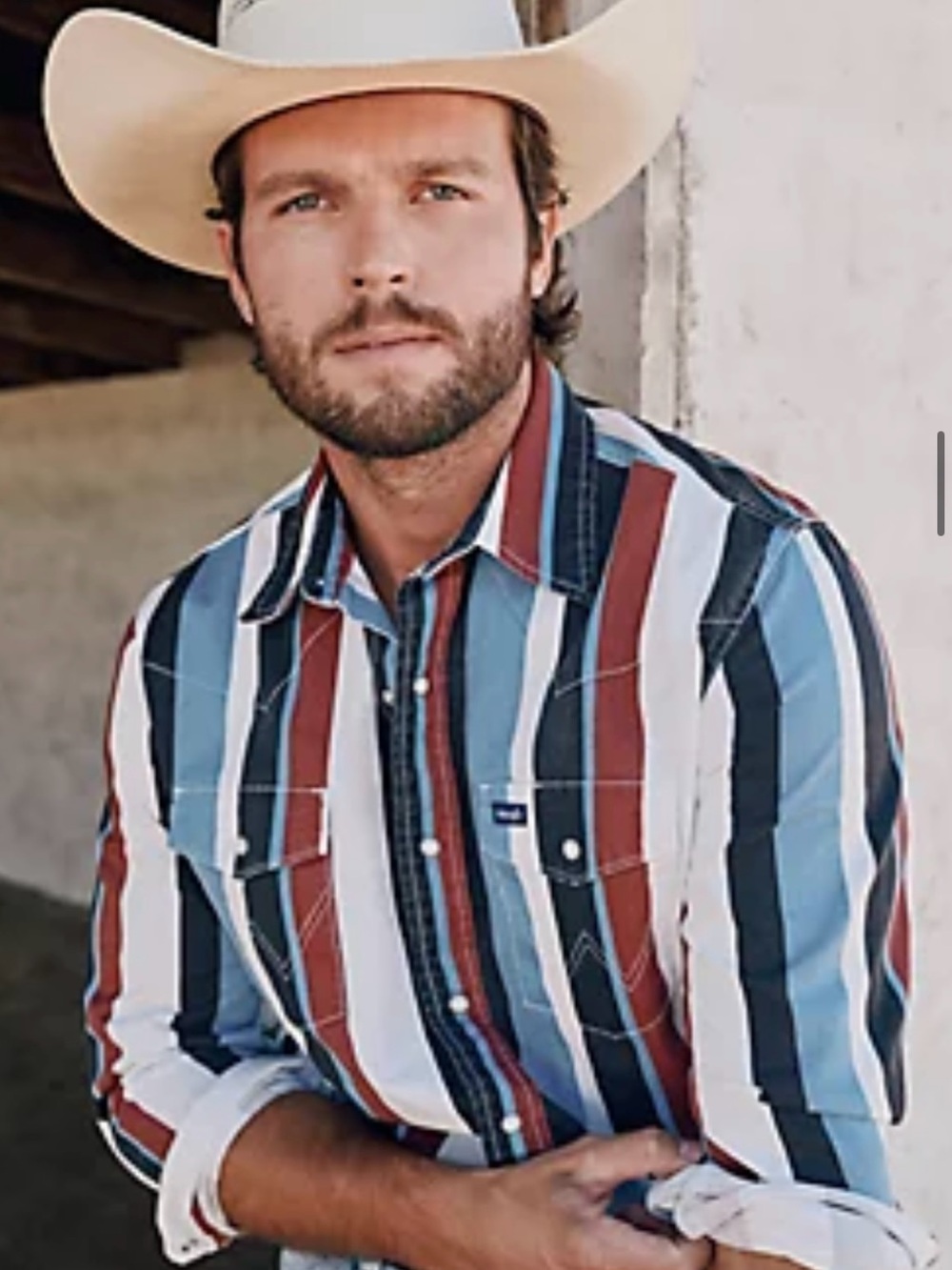 VINTAGE-INSPIRED BRUSHPOPPER WESTERN SNAP WORKSHIRT